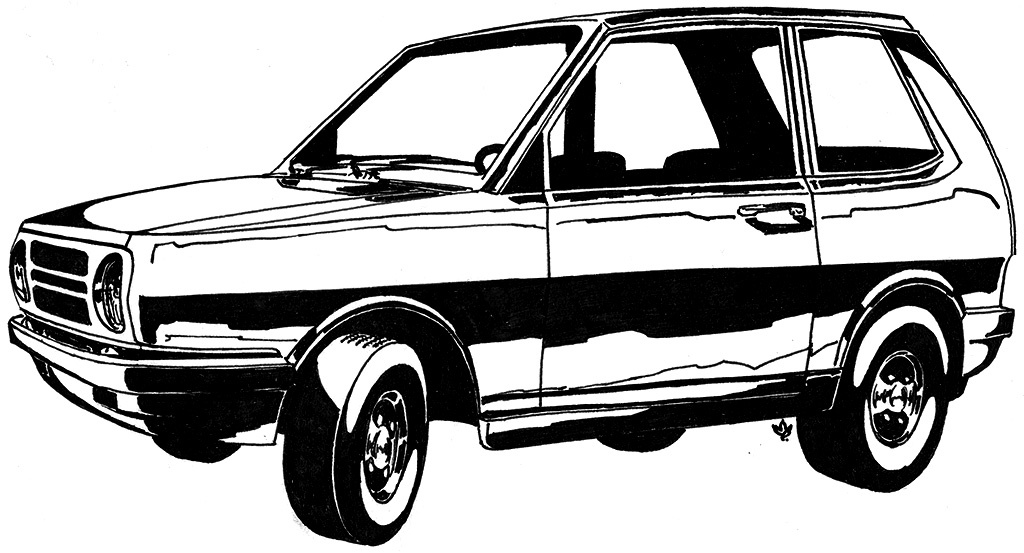 Эскизный проект НАМИ-0204 — дальние подступы к микролитражному автомобилю на смену мотоколяске