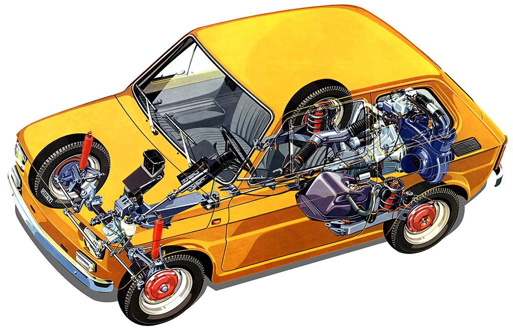 В конце 1970‑х FIAT 126P был вполне современным микроавтомобилем