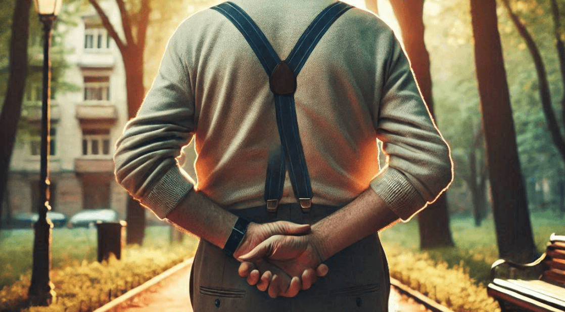    У пожилых людей есть несколько физиологических причин держать руки за спиной