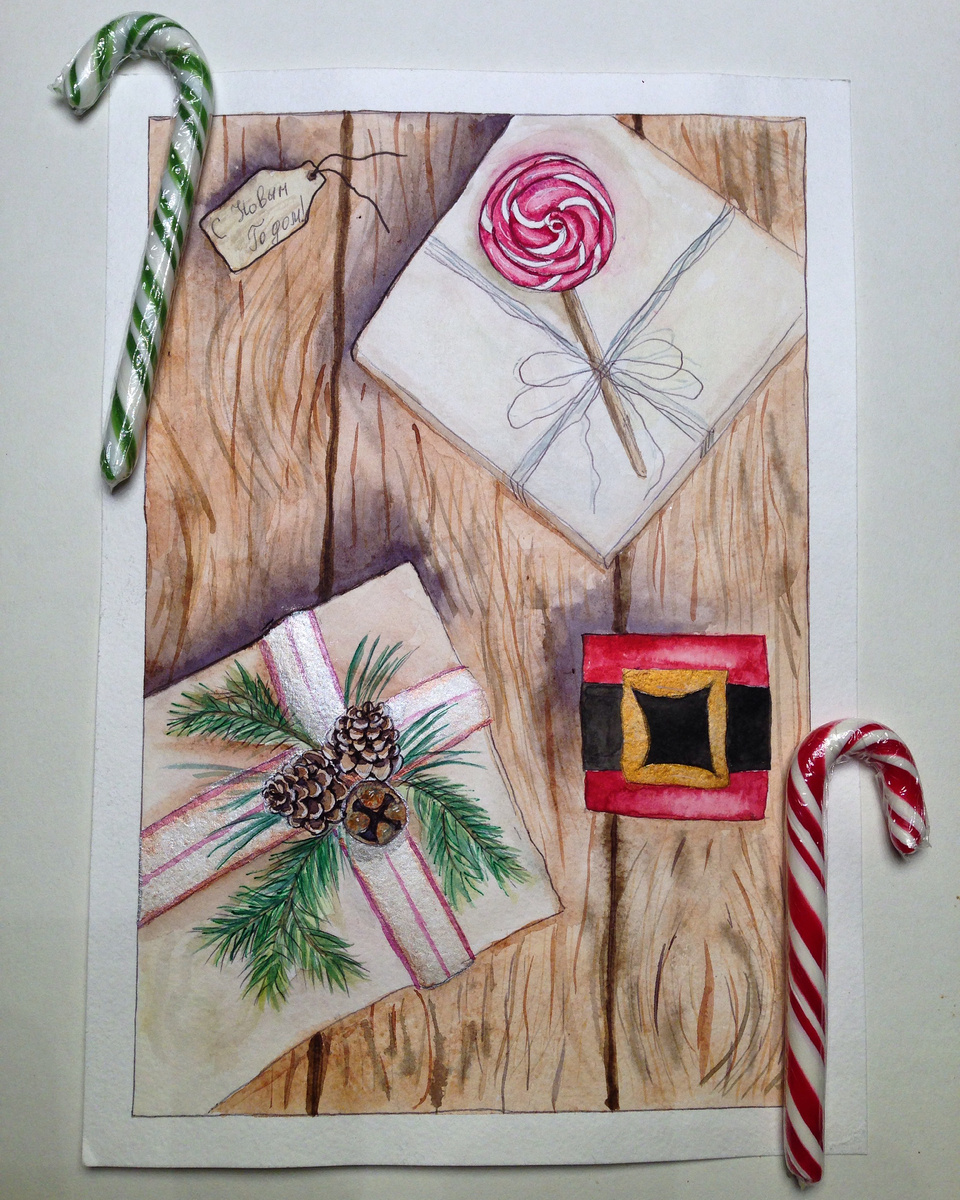 Работа в рамках рисовального марафона