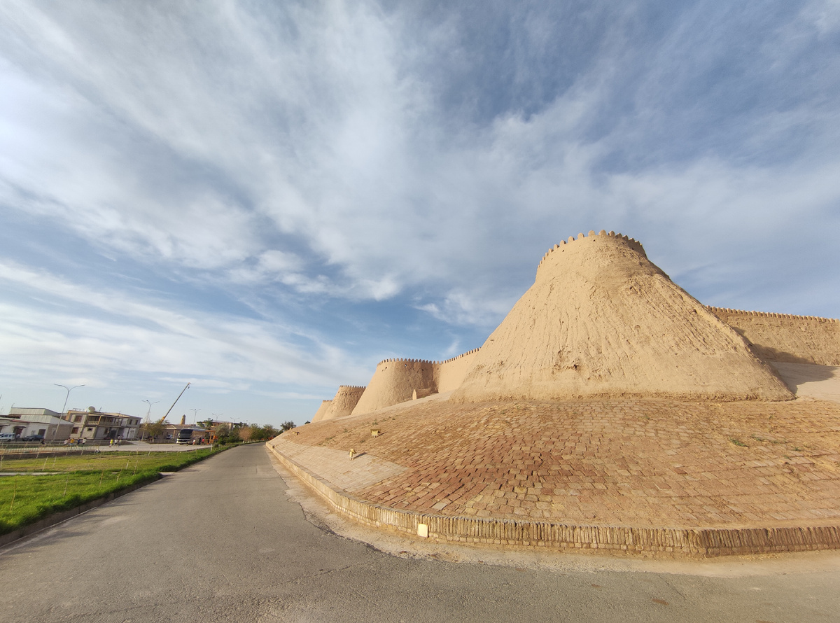 Крепость Ичан-Кала в узбекском городе Хива. 