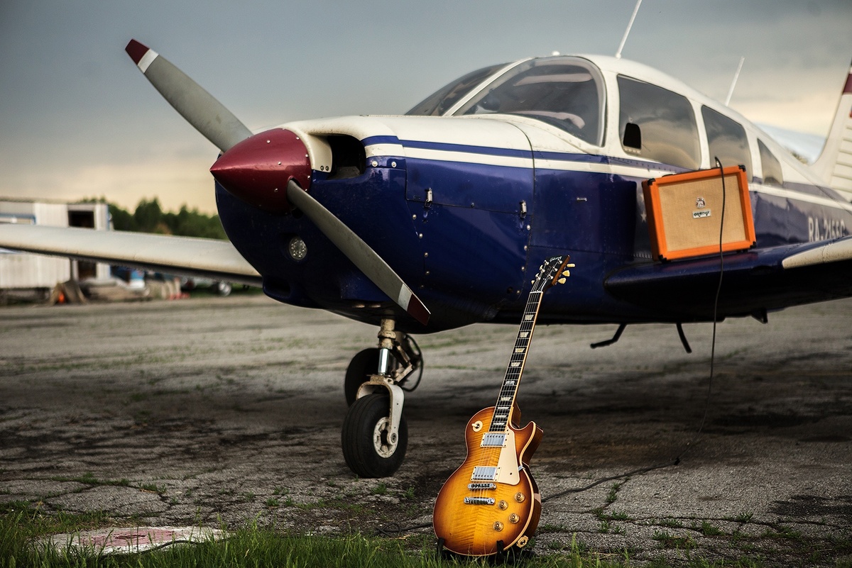 Piper Cherokee. Легкомоторные самолёты. Новосибирск. Фото со страницы ВК Вячеслава Шевченко