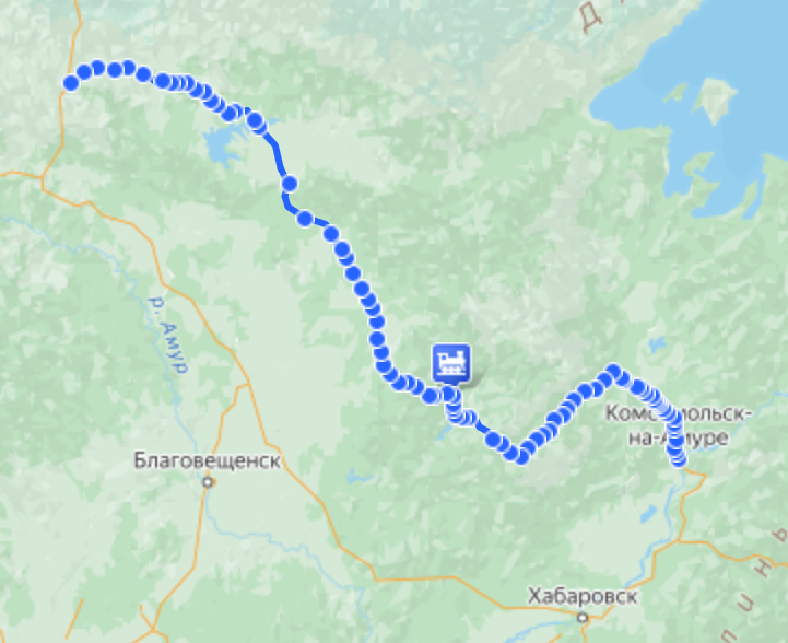 Источник https://rasp.yandex.ru/map/trains/#center=131.48393105397%2C51.52196305596544,zoom=8,type=train,number=364