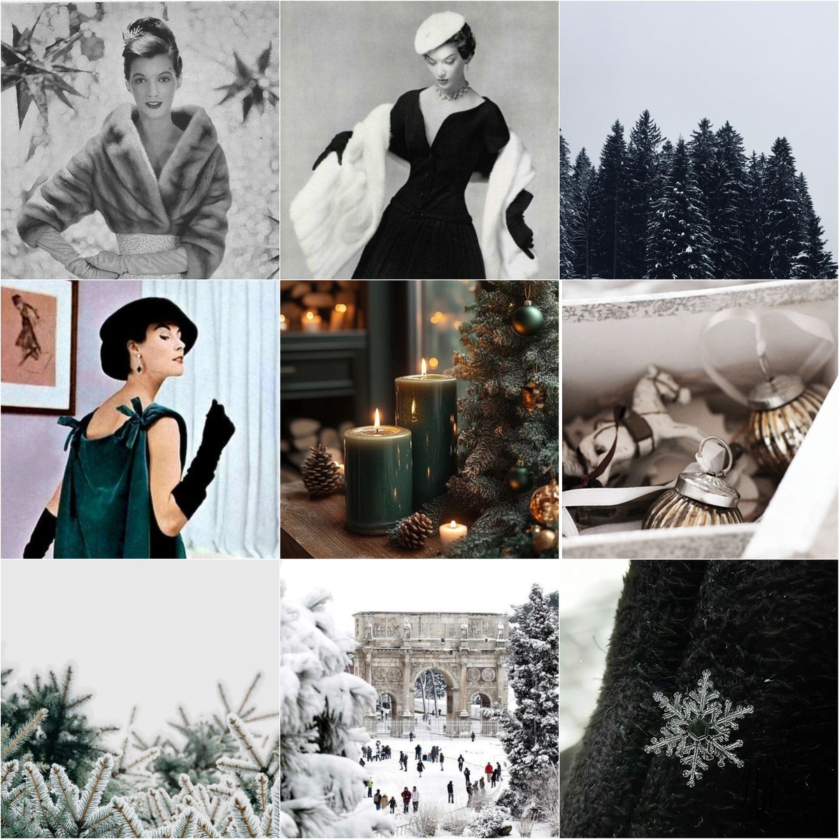 1. Декабрь. Иллюстрации из открытых сетей. Коллажи авторские.