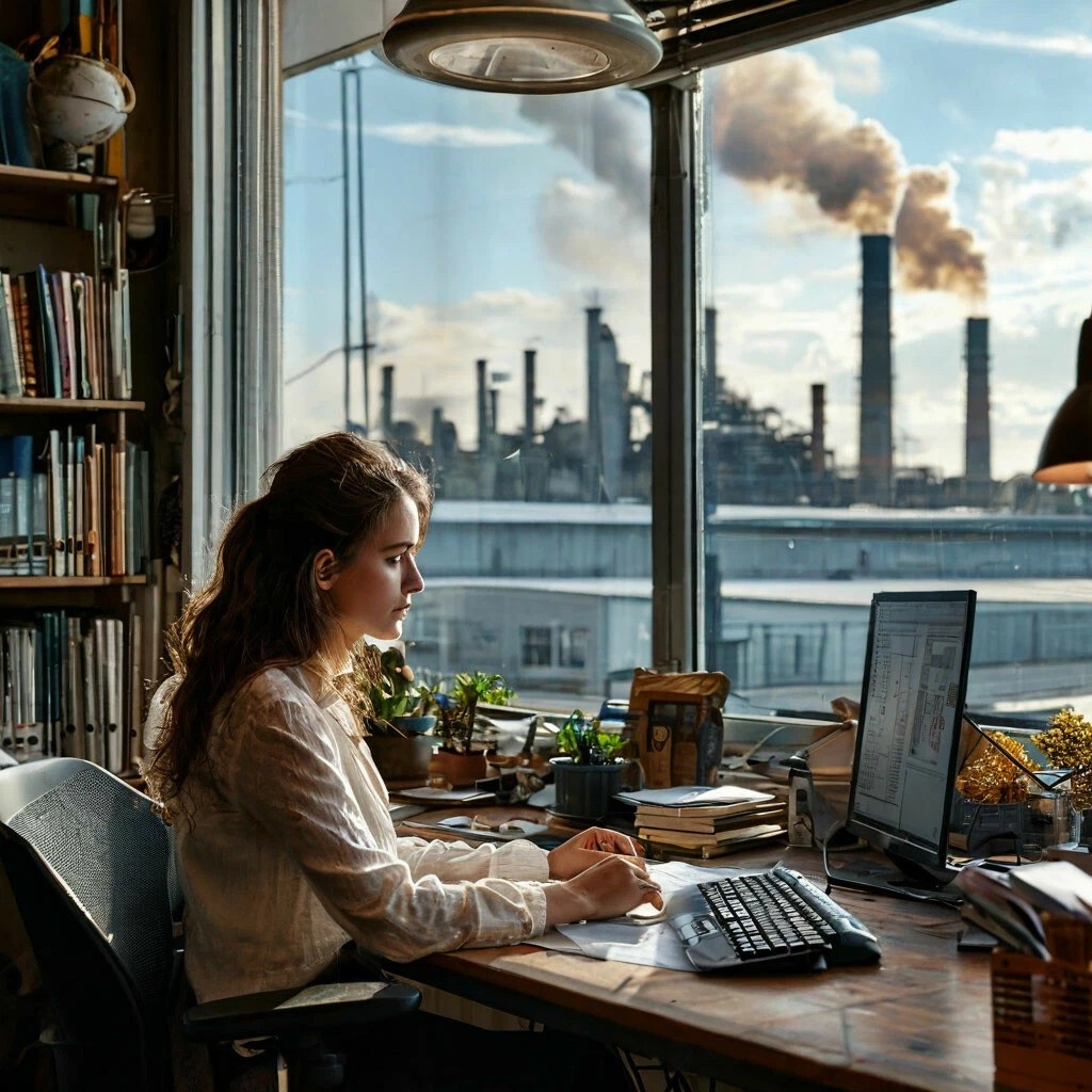 Создано нейросетью. Работа на предприятии создаёт ощущение стабильности 