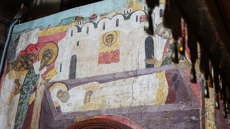 Патриаршее служение в день памяти святителя Петра в Успенском соборе Московского Кремля. Фото: Олег Варов / foto.patriarchia.ru