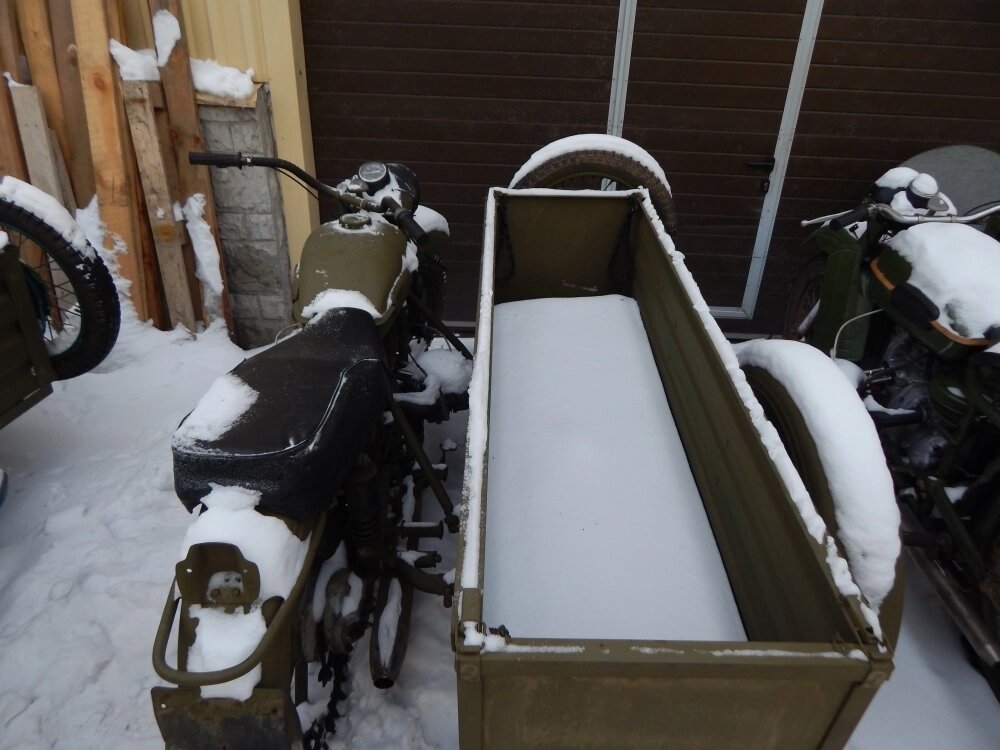    На таком мотоцикле можно вывозить раненых. Фото: «АиФ-Урал»/ Дарья Попович