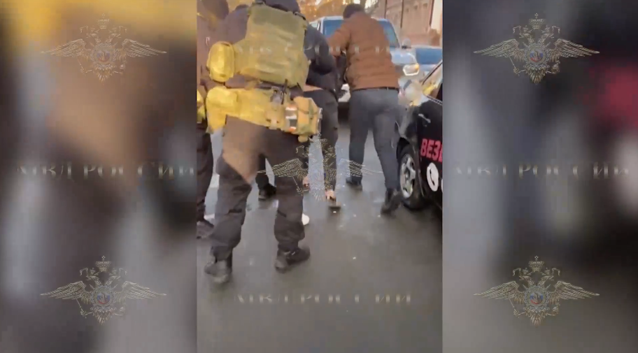 Кадр с момента задержания: УМВД России по Оренбургской области