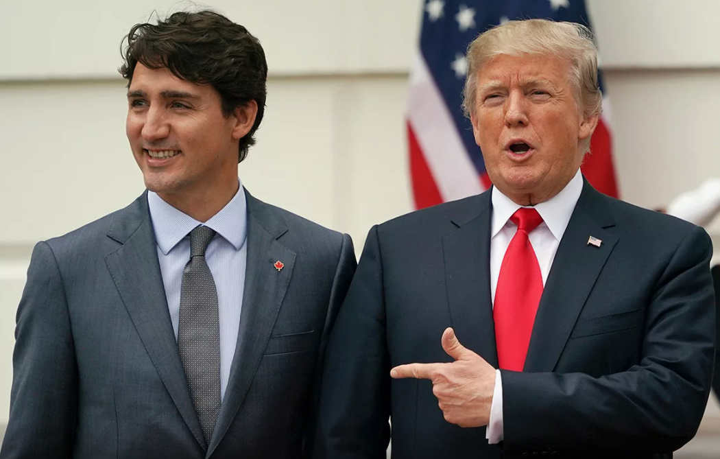 Дональд Трамп "опустил" Джастина Трюдо до гбернатора штата. 