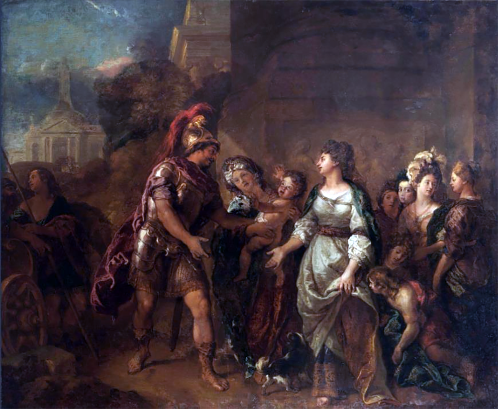 Шарль де Лафосс. Прощание Гектора с Андромахой, 1699. Лувр, Париж