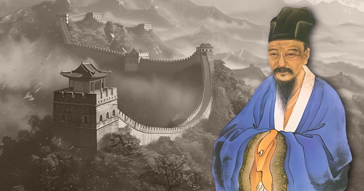 На портрете Ван Янмин изображён в одежде, которую носили во время официальных церемоний. (Источник: Общественное достояние）