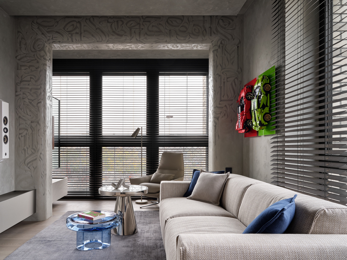 Кухня-гостиная в современном стиле