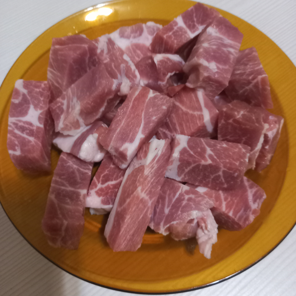 У меня свинина