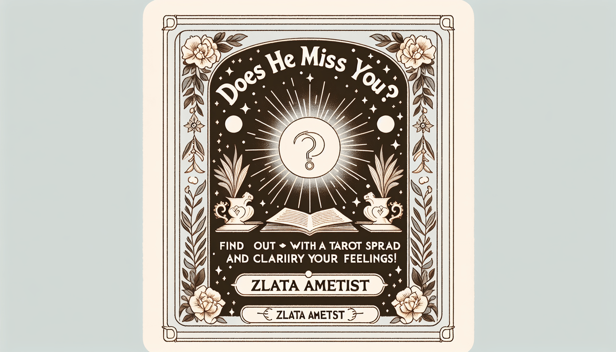    Скучает ли он по вам? Узнайте ответ с помощью расклада Таро и проясните свои чувства! Злата Аметист