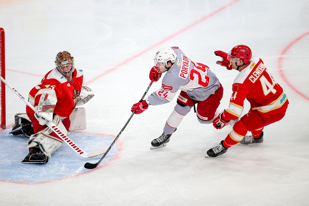 Павел Порядин в атаке. Фото: Spartak.ru 