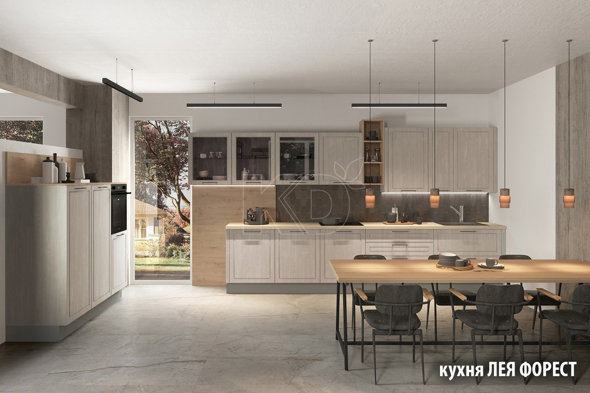 Классическая кухня в рустикальном стиле