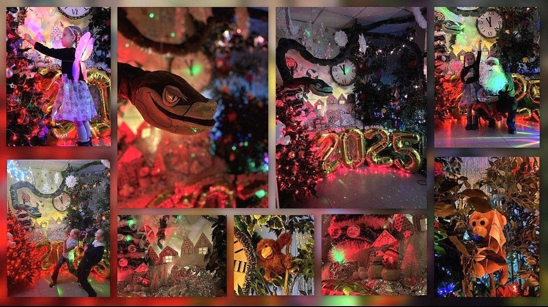 Коллаж нашей фотозоны из официальных источников