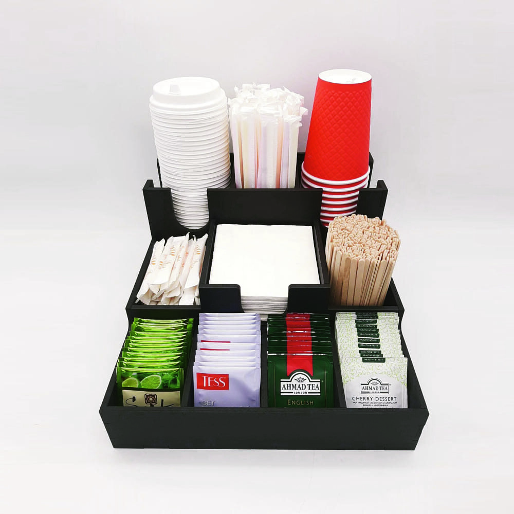 Органайзер барный для одноразовых стаканов и крышек 300x170x400 мм (организатор)