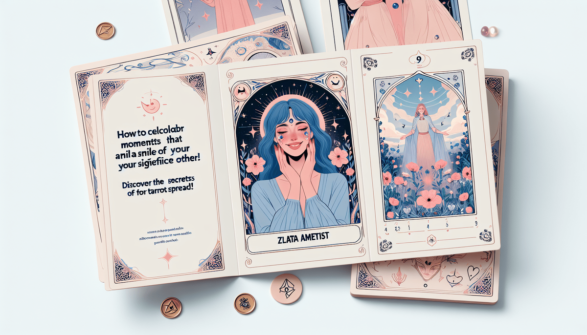    Как вспомнить моменты, которые приносят вашей второй половинке улыбку: откройте секреты расклада Таро! Злата Аметист