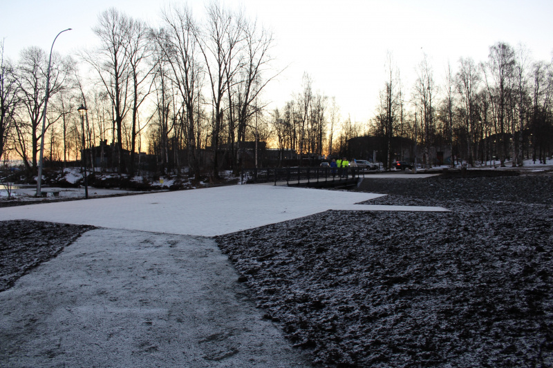    Новый мост открыли на набережной в Петрозаводскесоцсеть Инны Колыхматовой