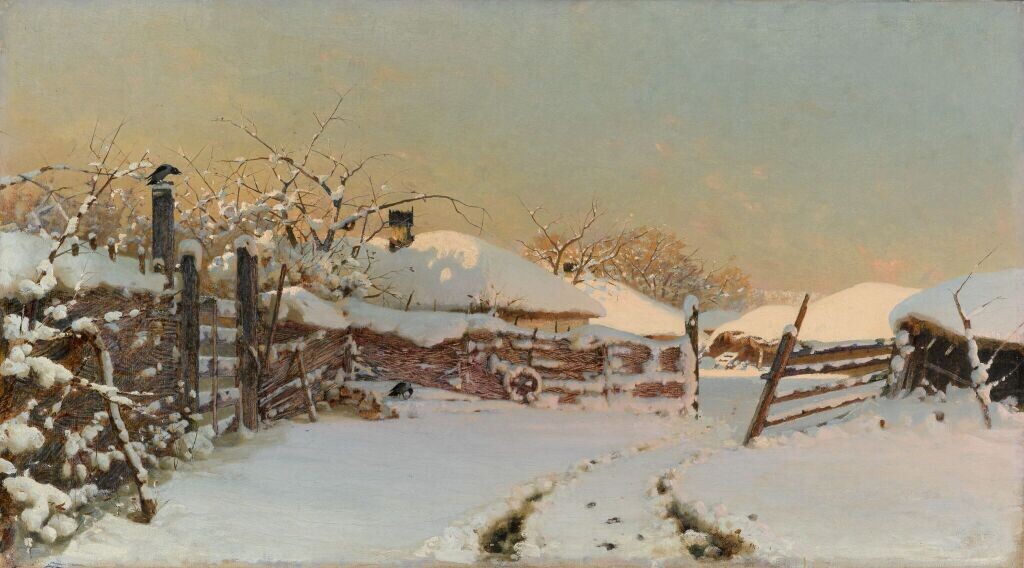 
Николай Дубовской. «Зима», 1884 год, Государственная Третьяковская галерея, Москва @ Public domain