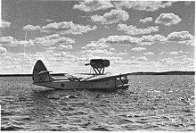 Гидросамолёт МБР-2 ВВС Северного флота в водах Кольского залива. 1942 г.