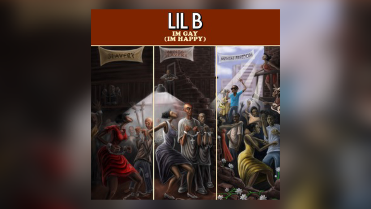 Обложка альбома "Lil B - I Am Gay (I Am Happy)"