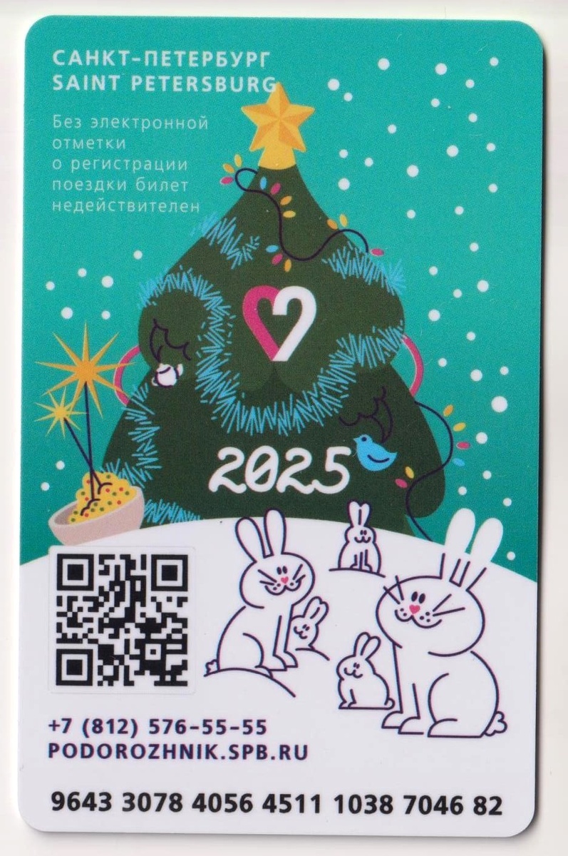 Обратная сторона карты.