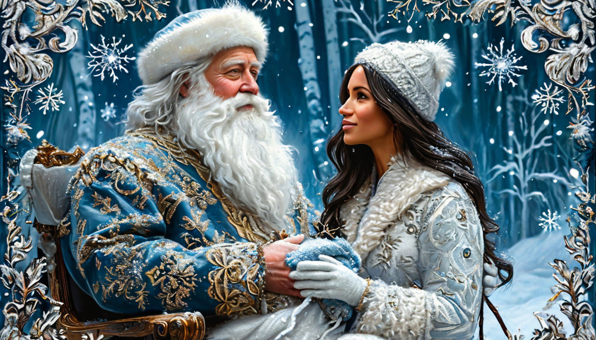 Меган Маркл и дед Мороз. Шедеврум