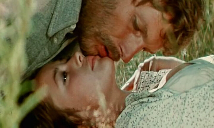 Кадр из фильма "С тобой и без тебя", 1973. В главных ролях Марина Неёлова и Юозас Будрайтис