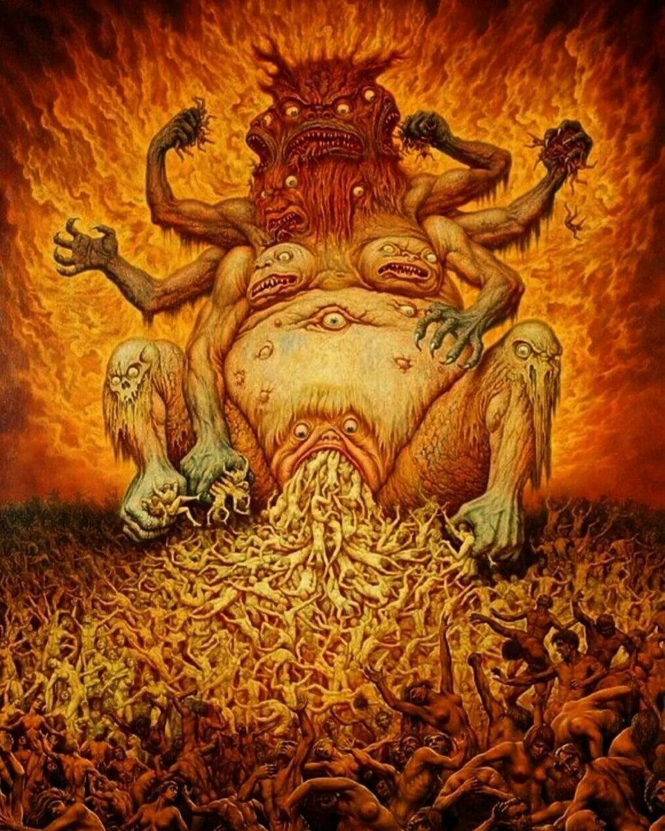 Джофра Босхарт. Демон Маммон. Из открытых источников сети Интернет.