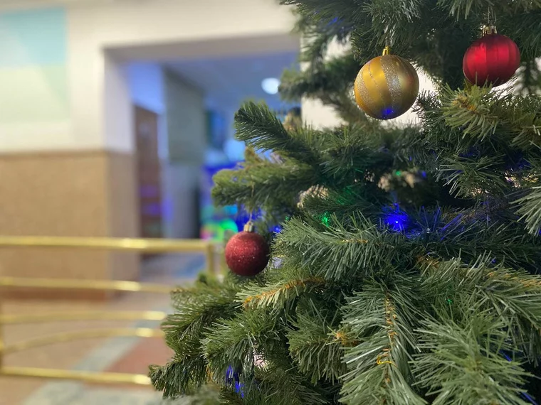 В югорском Белом доме Новый год отмечают скромно
Фото: Елена Хабарова @ URA.RU