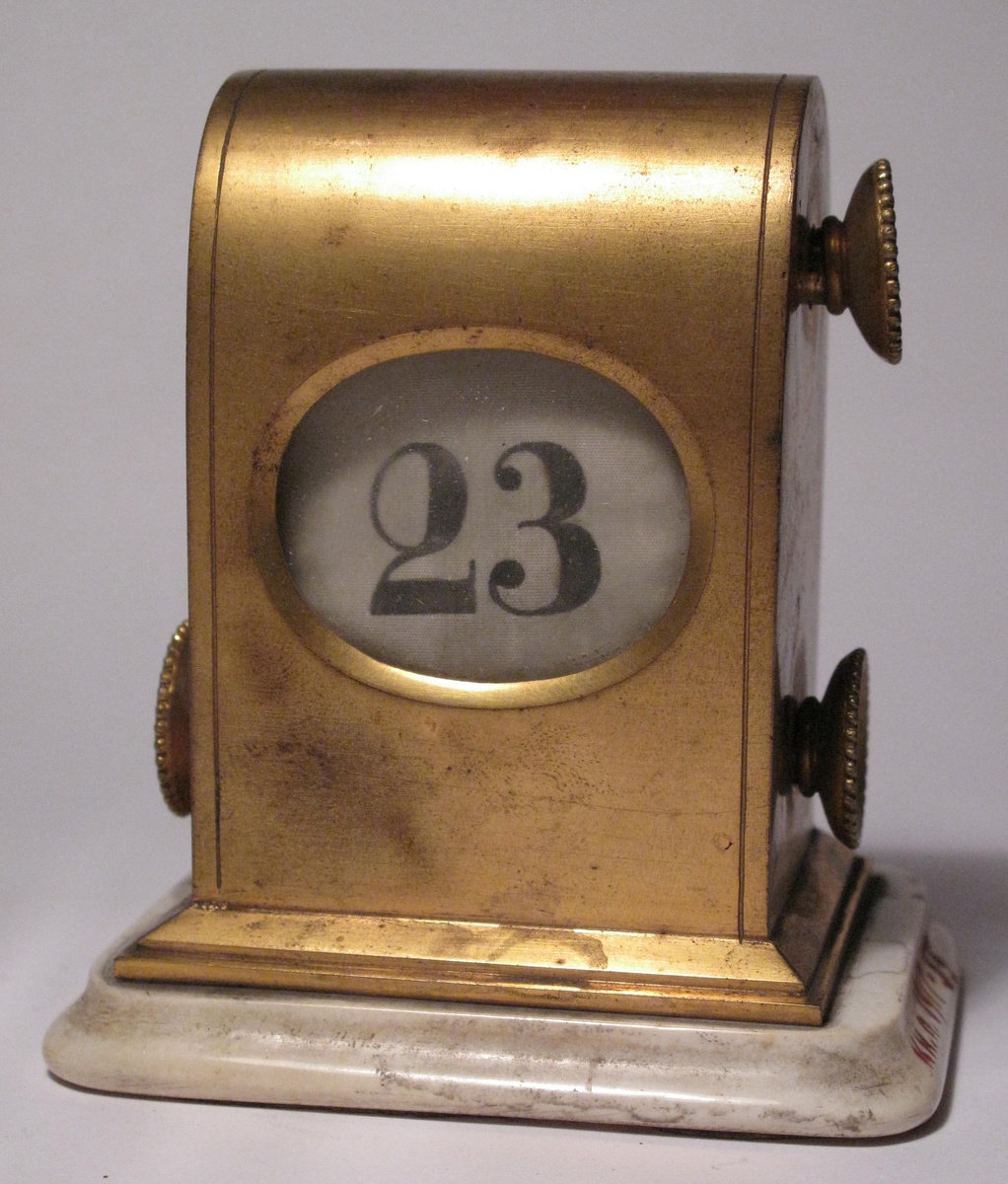 Календарь настольный Вторая половина XIX в.  Россия (?) Государственный Эрмитаж