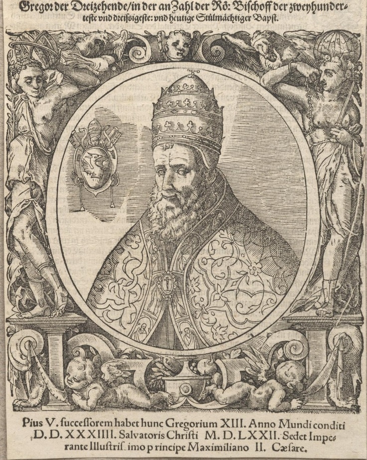 Штиммер, Тобиас (1539-1584) Портрет папы римского Григория XIII 1573 г. Государственный Эрмитаж