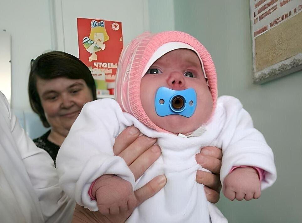 На свет Надя Халина появилась с рекордным весом 7 килограммов 750 граммов!