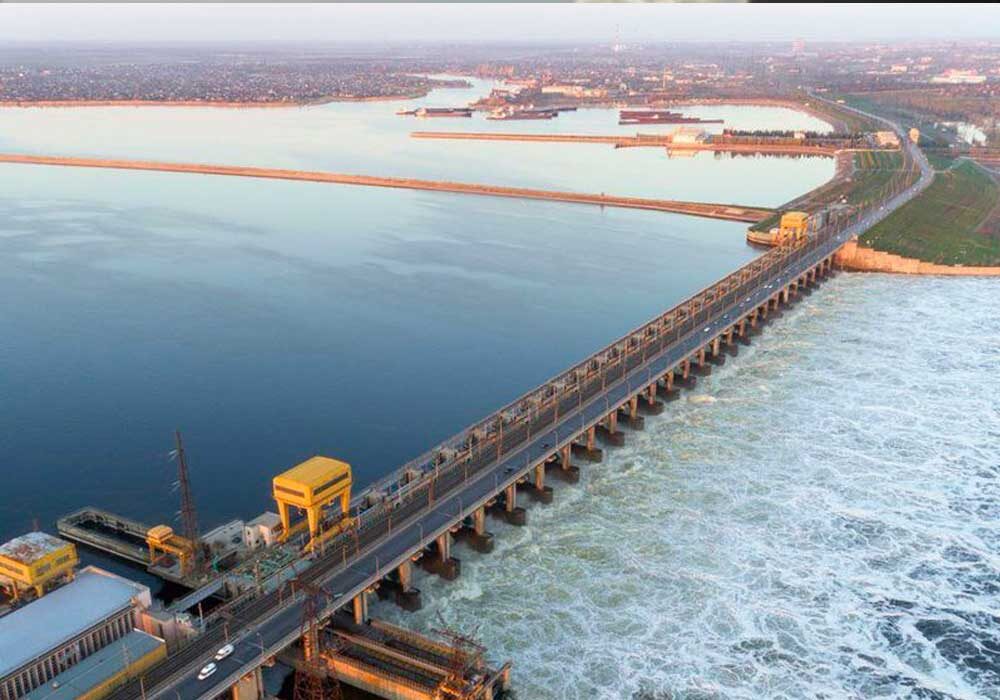 Волжская ГЭС с высоты птичьего полёта. Фото из сети Интернет.