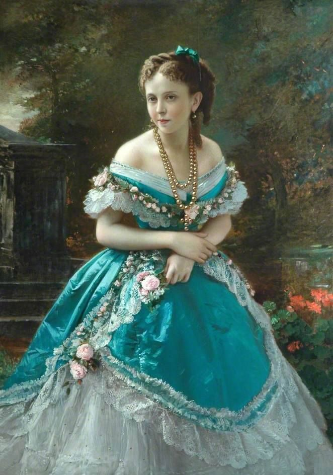 Роберто Бомпиани (1821-1908) Синьора Баттерфилд