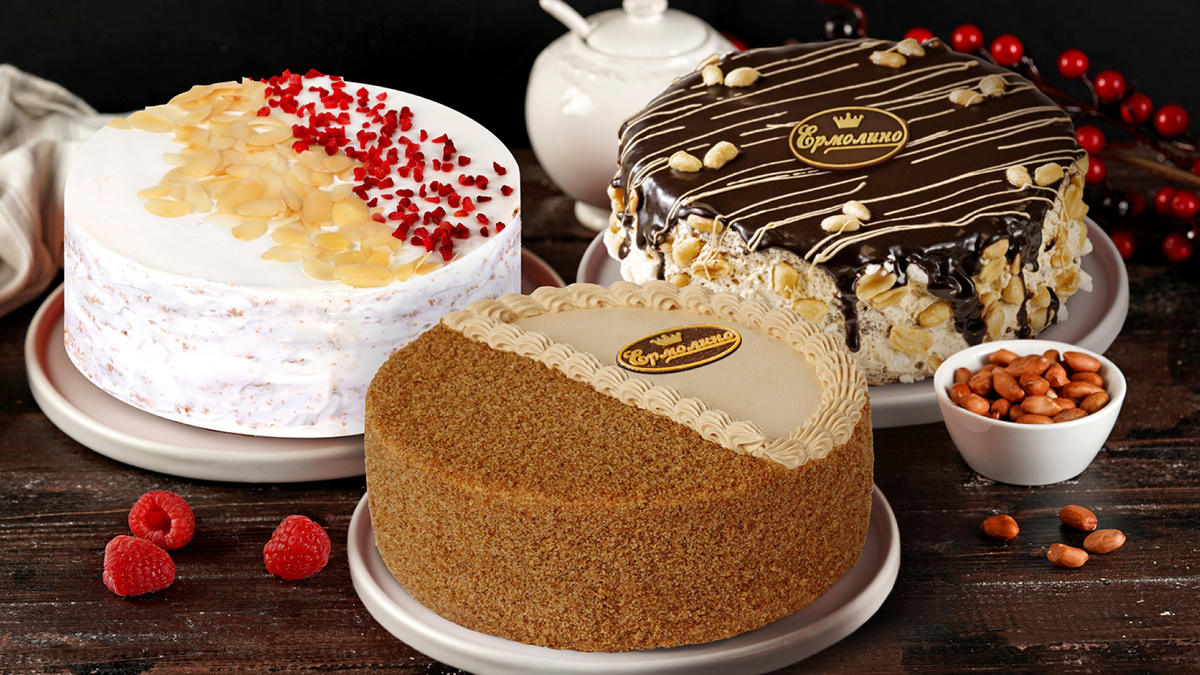 Торты ТМ «ЕРМОЛИНО»