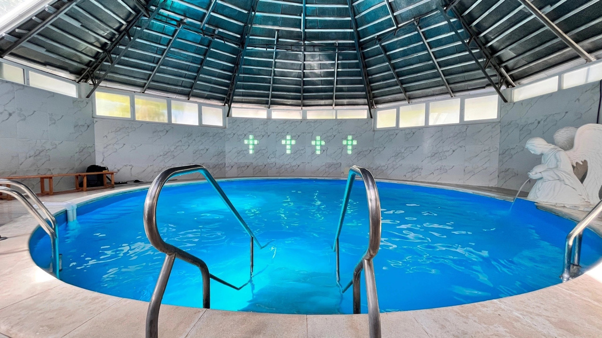 Купель святой преподобномученицы Параскевы // Фото: Топловского Свято-Параскевиевского женского монастыря