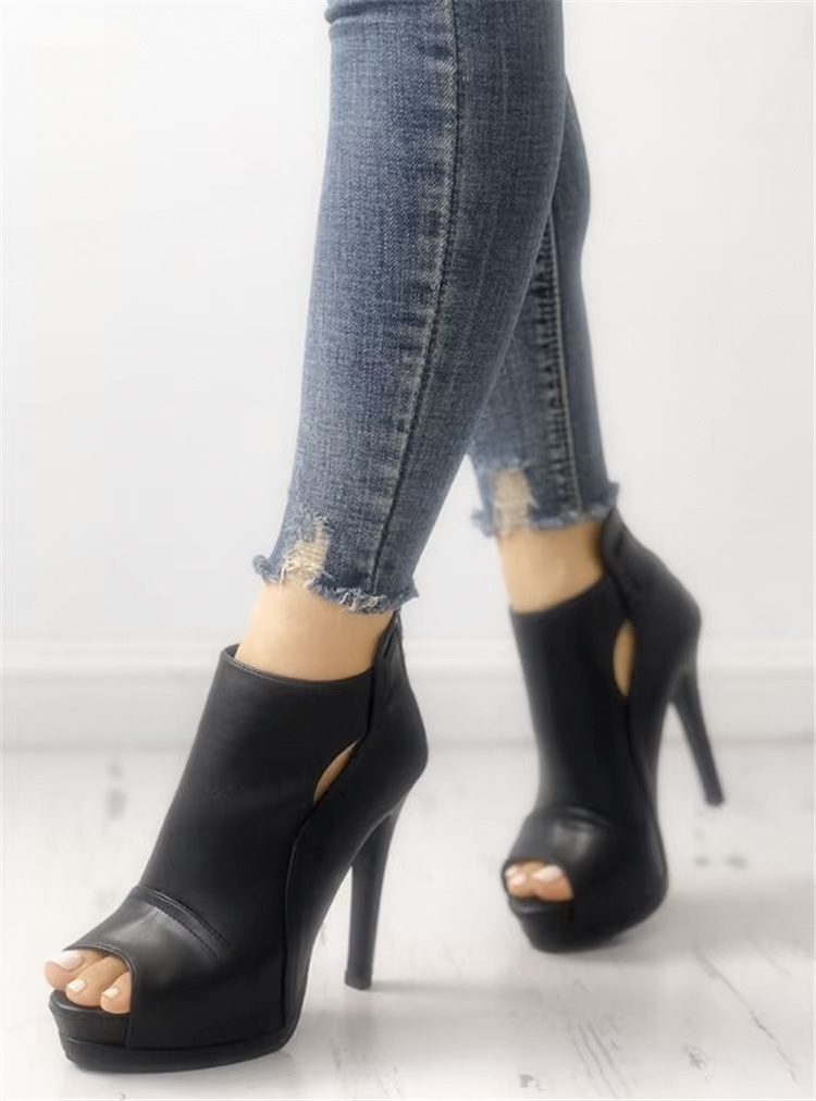 Обувь с открытым носком