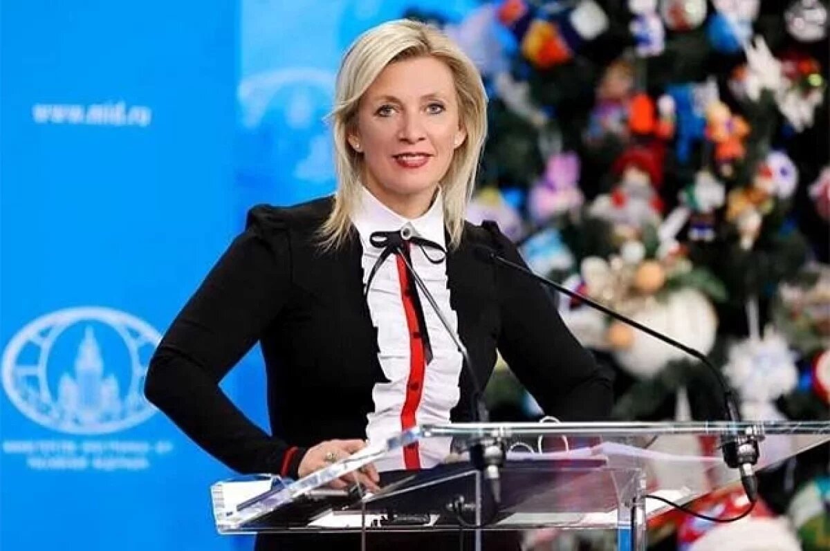    Официальный представитель министерства иностранных дел России Мария Захарова.