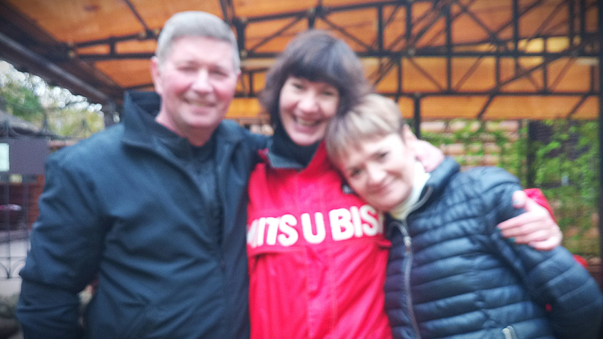 С основателями КУ Сокольники. Качество фотографии, увы, паршивое