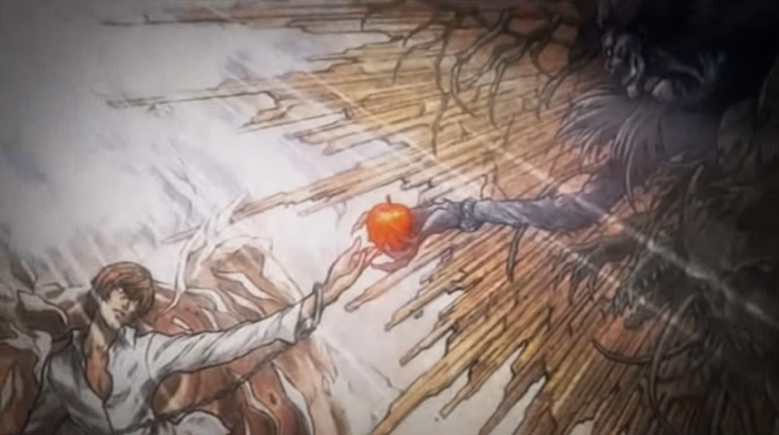 Скриншот из заставки к первому сезону. Отсылок к библейской теме в сериале множество.