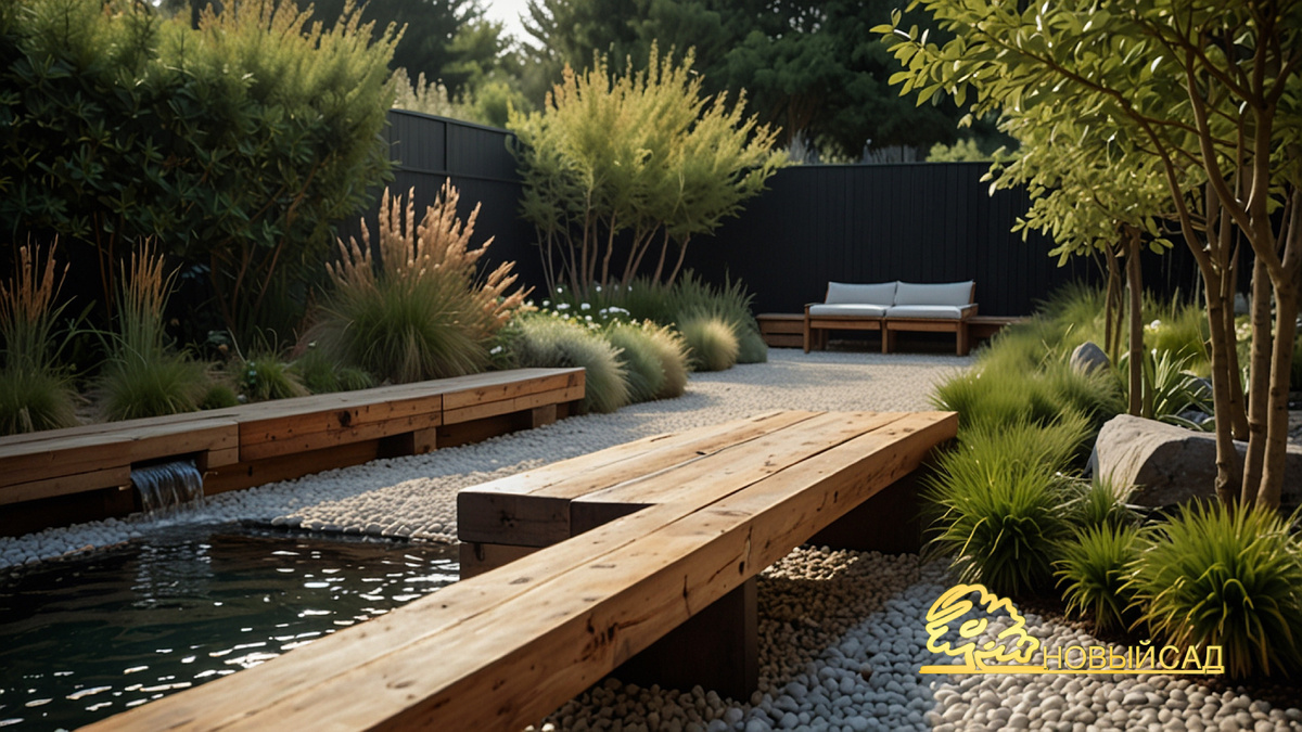 скандинавский сад на маленьком участке