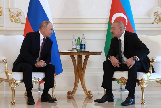    Владимир Путин и Ильхам Алиев