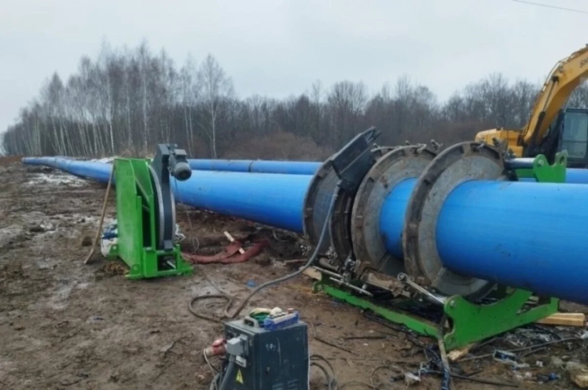    В Туле завершают строительство трёх участков водовода