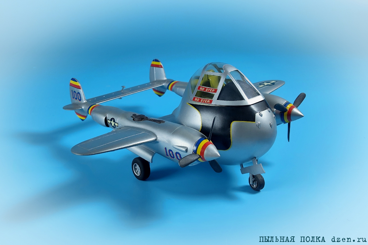 Eggplane Series P-38 Lightning: Putt Putt Maru Hasegawa 65108.