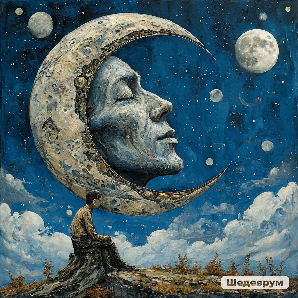 Луна, пожирающяя человека