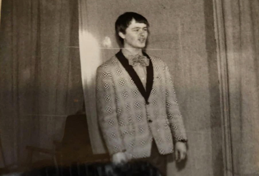 Алексей Фомин, 1986 год. Гастроли театра "Аушра" в Питере, в Театре на Выборгской стороне. Из архива режиссера театра Людмилы Вилоровны Штолде.