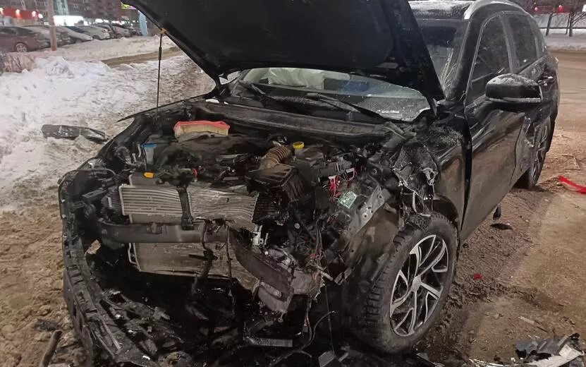    Трое взрослых и ребенок пострадали в ДТП на Воткинском шоссе в Ижевске